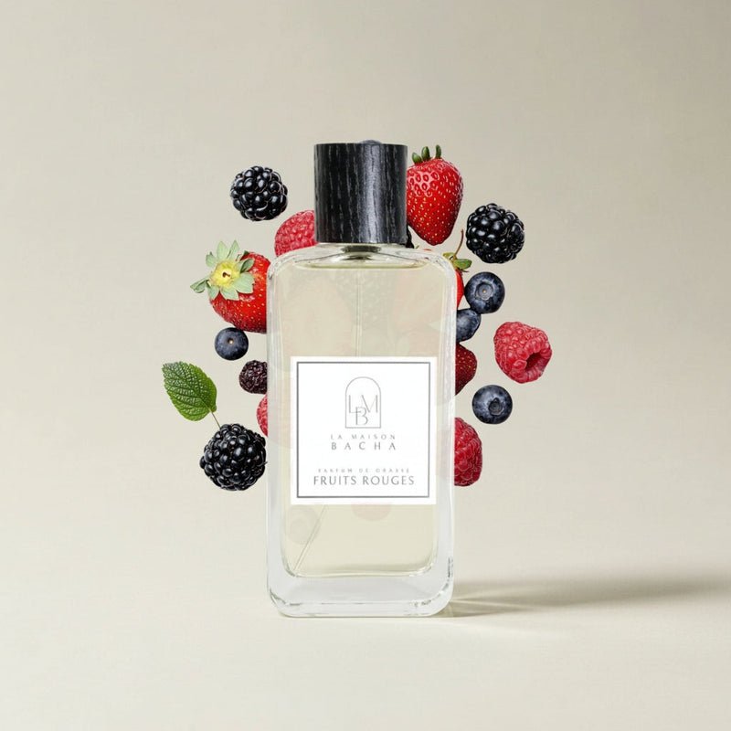 Parfum d'intérieur | Senteur Fruits Rouges | Gourmandise et Énergie LA MAISON BACHA